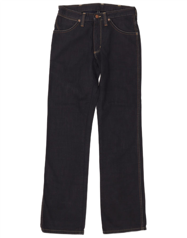 Wrangler Mens Alaska Straight Jeans W31 L34 Navy Blue Cotton