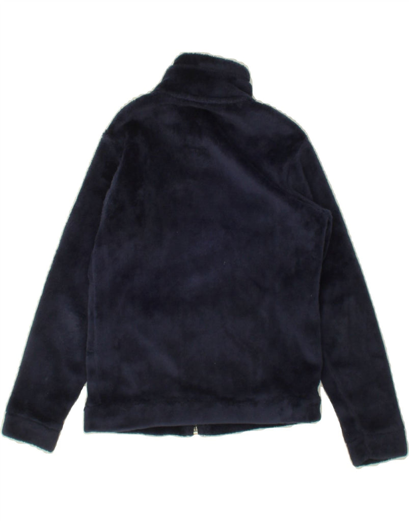 BRUGI Girls Fleece Jacket 7-8 Years Navy Blue Polyester | Vintage Brugi | Thrift | Second-Hand Brugi | Used Clothing | Messina Hembry 