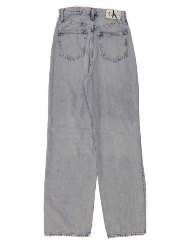 Calvin Klein Womens Loose Jeans W26 L32 Blue Cotton