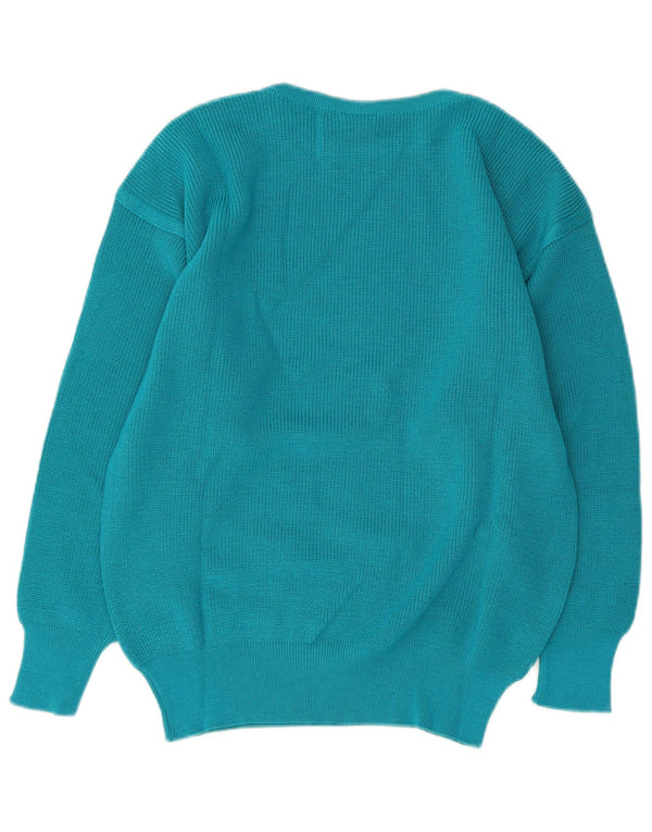 Mondi Womens Regular Fit Crew Neck Jumper Sweater EU 40 Medium Turquoise