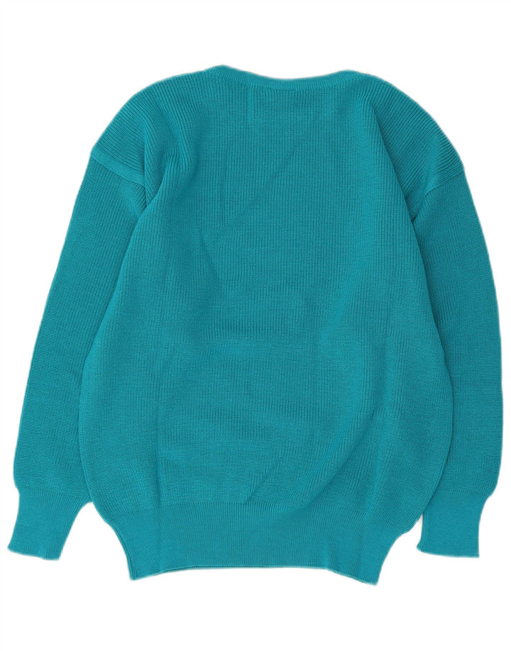 Mondi Womens Regular Fit Crew Neck Jumper Sweater EU 40 Medium Turquoise