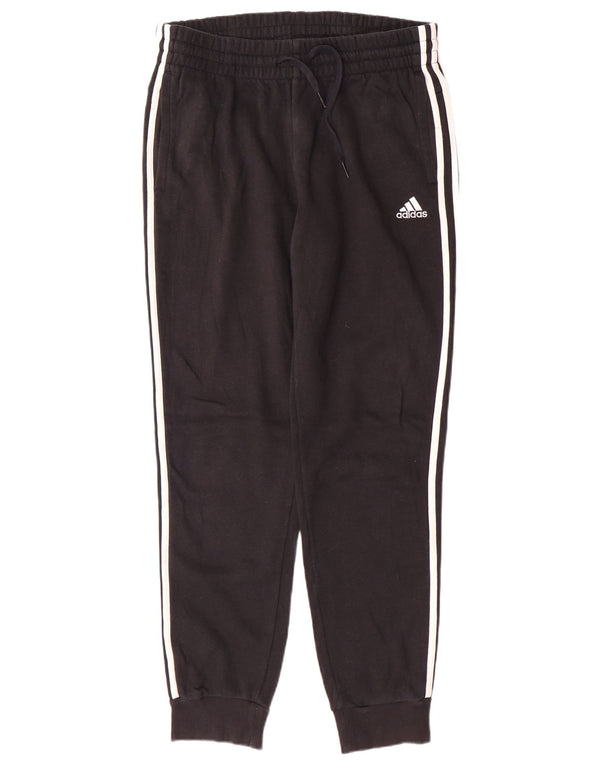 Adidas Womens Tracksuit Trousers Joggers UK 16/18 Large Black Cotton