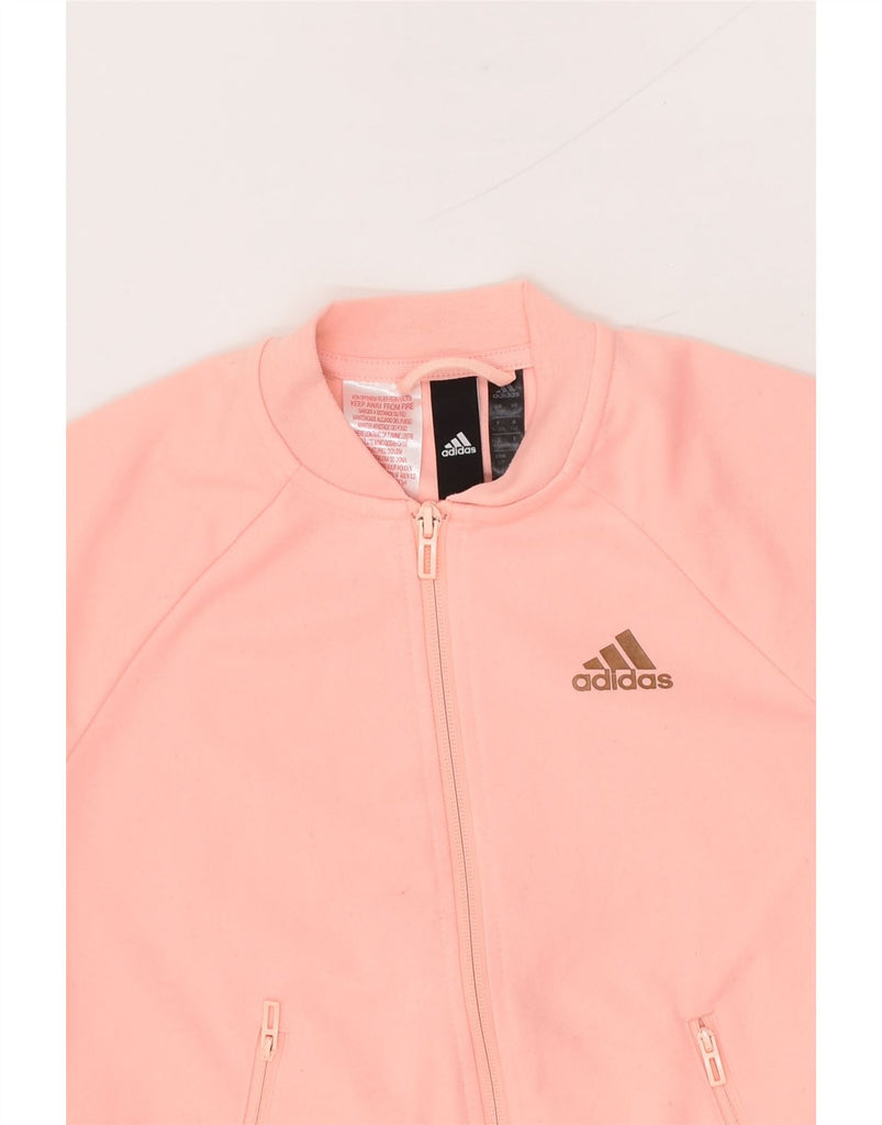 CHAMPION Girls Tracksuit Top Jacket 9-10 Years Pink Polyester | Vintage Champion | Thrift | Second-Hand Champion | Used Clothing | Messina Hembry 