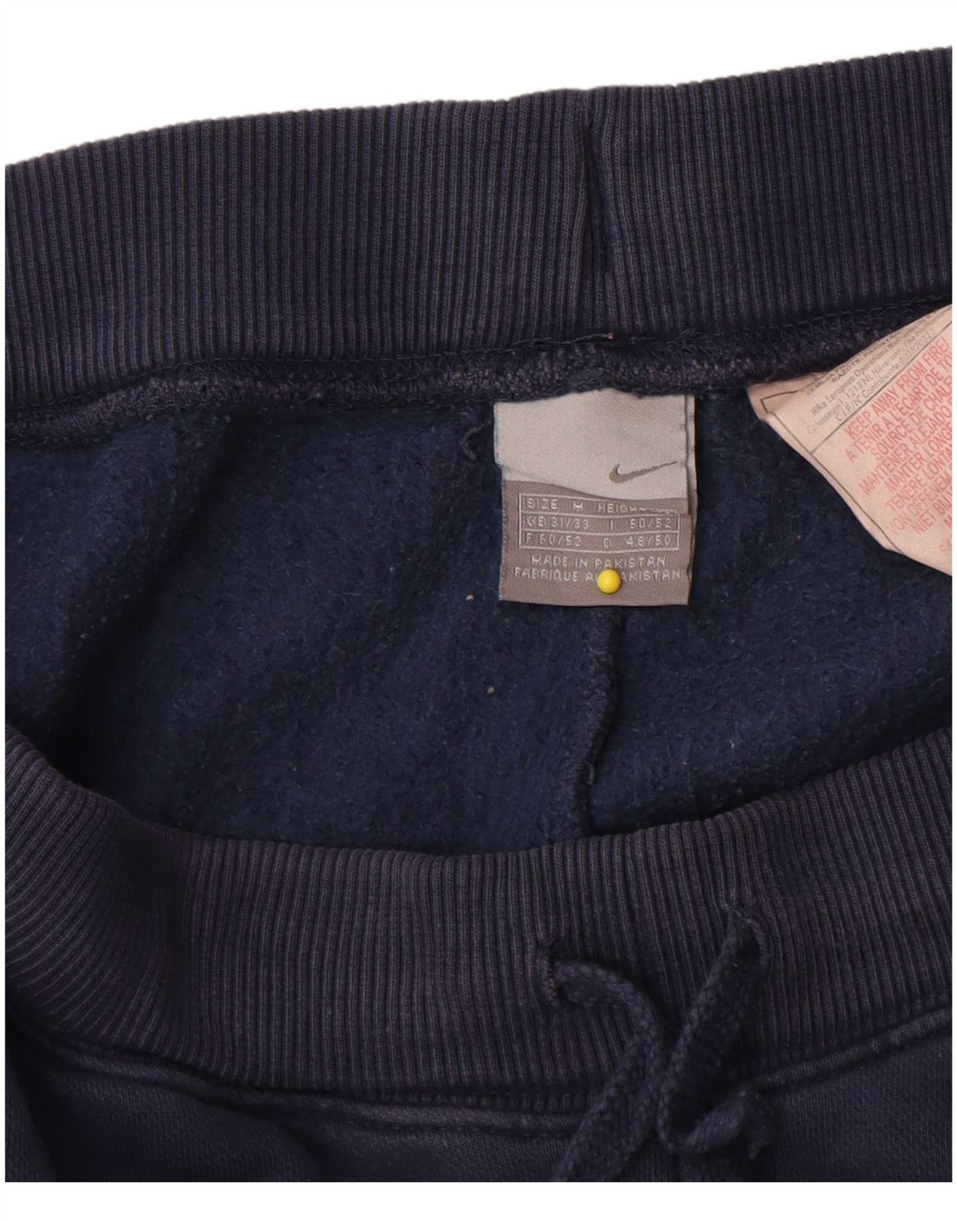 Nike Mens Tracksuit Trousers Joggers Medium  Navy Blue Cotton