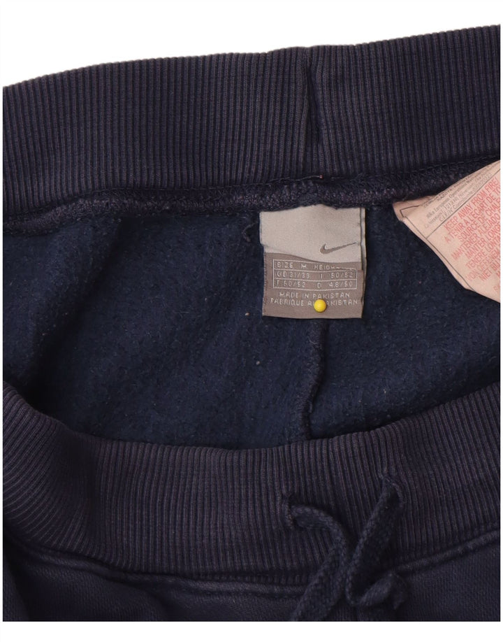 Nike Mens Tracksuit Trousers Joggers Medium  Navy Blue Cotton