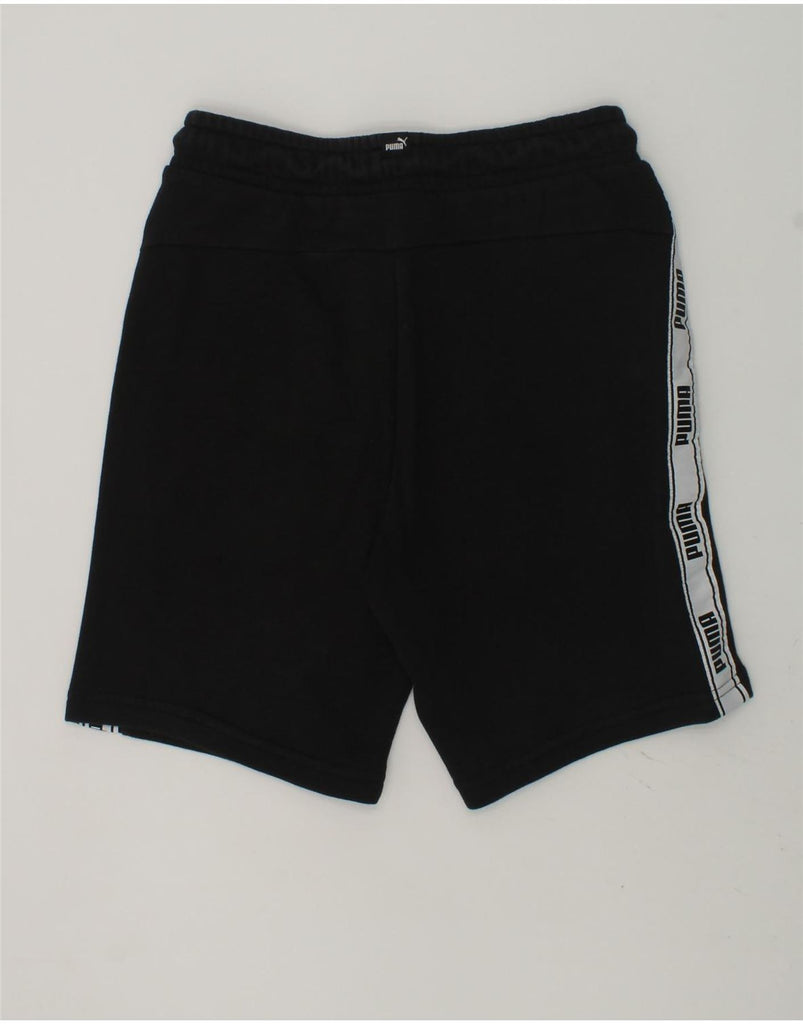 PUMA Boys Graphic Sport Shorts 9-10 Years Black | Vintage Puma | Thrift | Second-Hand Puma | Used Clothing | Messina Hembry 