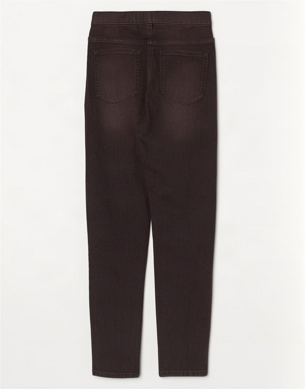 Marks & Spencer Womens Jegging Jeans UK 12 Medium W28 L28 Grey Cotton