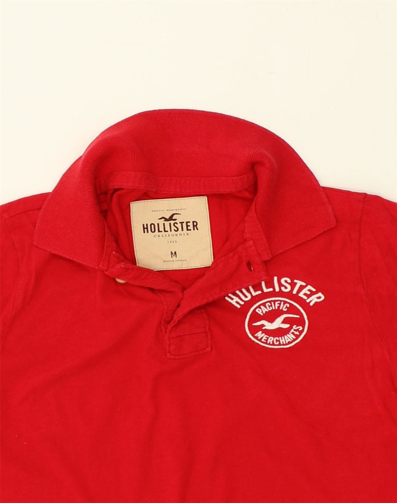 HOLLISTER Mens Polo Shirt Medium Red Cotton | Vintage Hollister | Thrift | Second-Hand Hollister | Used Clothing | Messina Hembry 
