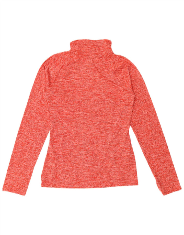 Under Armour Womens Pullover Tracksuit Top UK 12 Medium Red Flecked