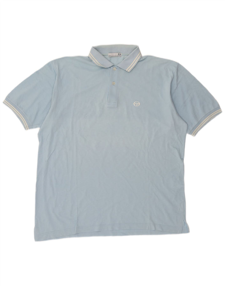 Sergio Tacchini Mens Polo Shirt XL Blue