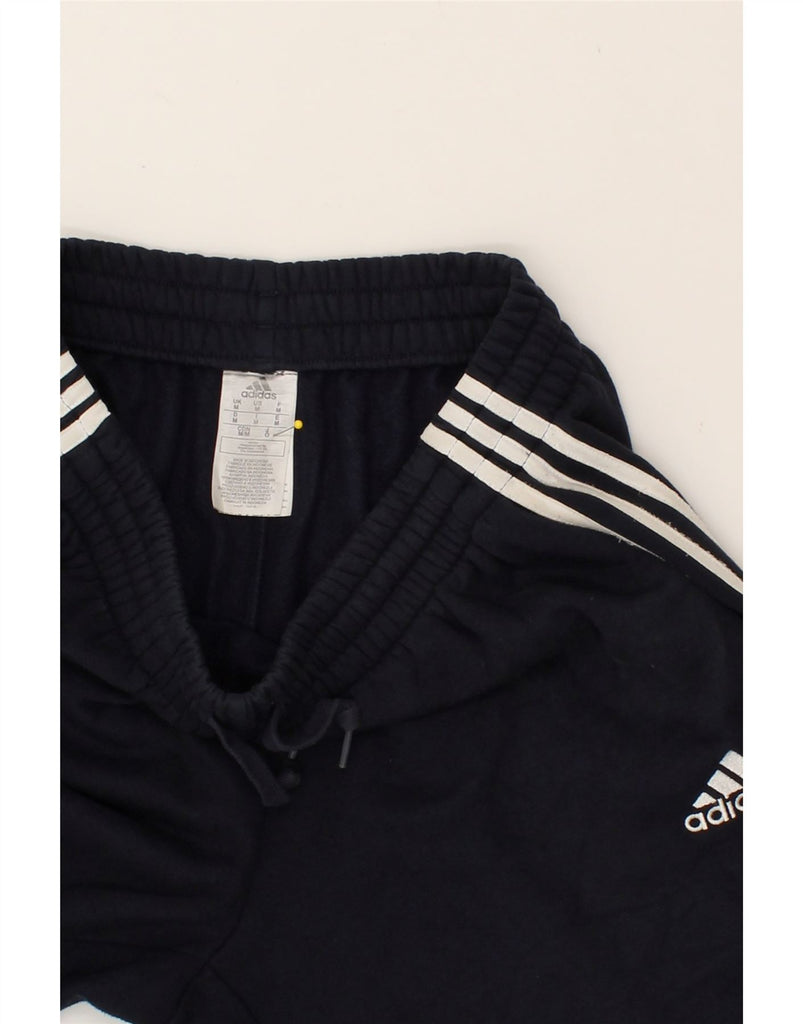 ADIDAS Mens Graphic Tracksuit Trousers Joggers Medium Navy Blue Cotton | Vintage Adidas | Thrift | Second-Hand Adidas | Used Clothing | Messina Hembry 