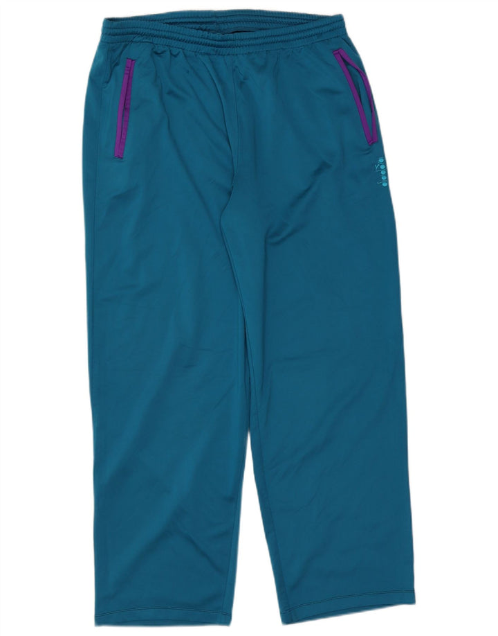 DIADORA Mens Tracksuit Trousers UK 46 XL  Blue Polyester