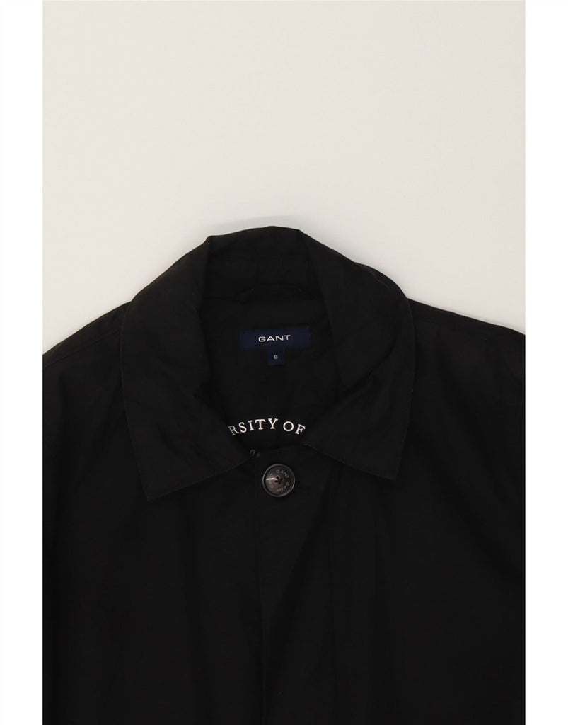 GANT Mens Overcoat UK 36 Small Black Cotton Vintage Gant and Second-Hand Gant from Messina Hembry 