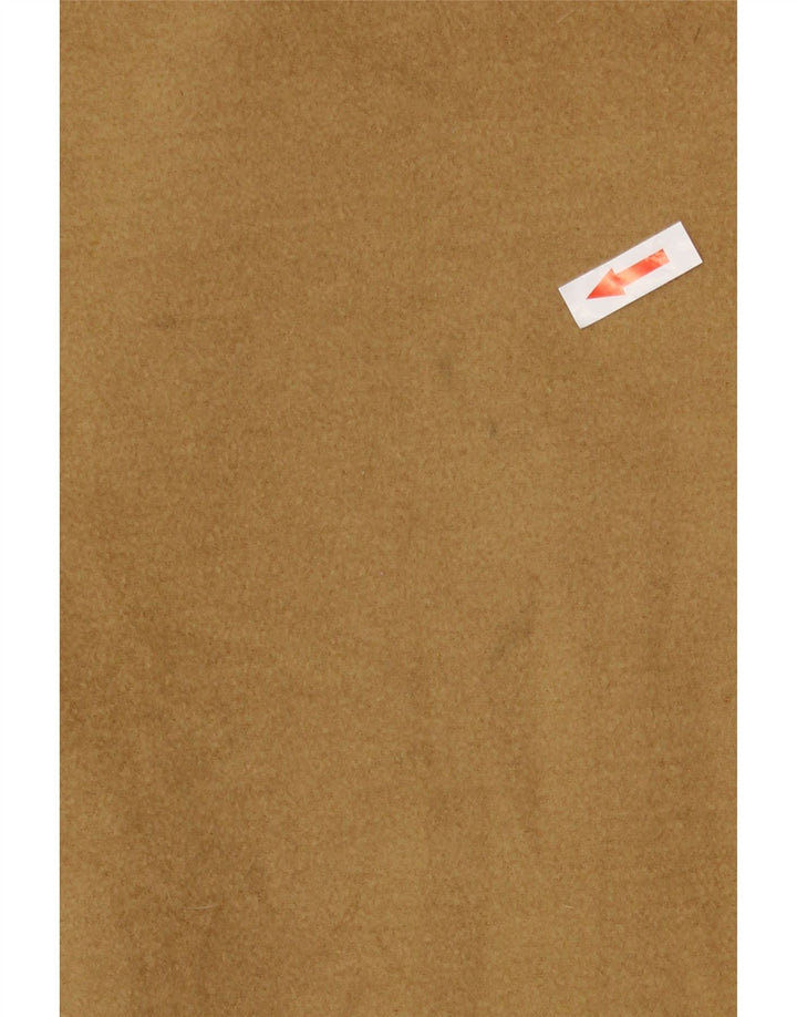 Topshop Womens Oversized Overcoat UK 10 Small Yellow Polyester