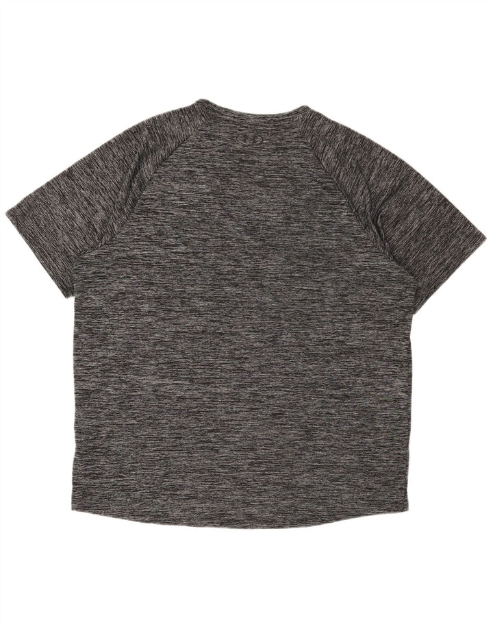 Under Armour Mens T-Shirt Top 2XL Grey Flecked Polyester