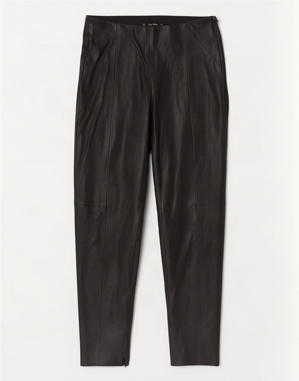 Zara Womens Skinny Faux Leather Trousers Medium W28 L27 Black Polyester