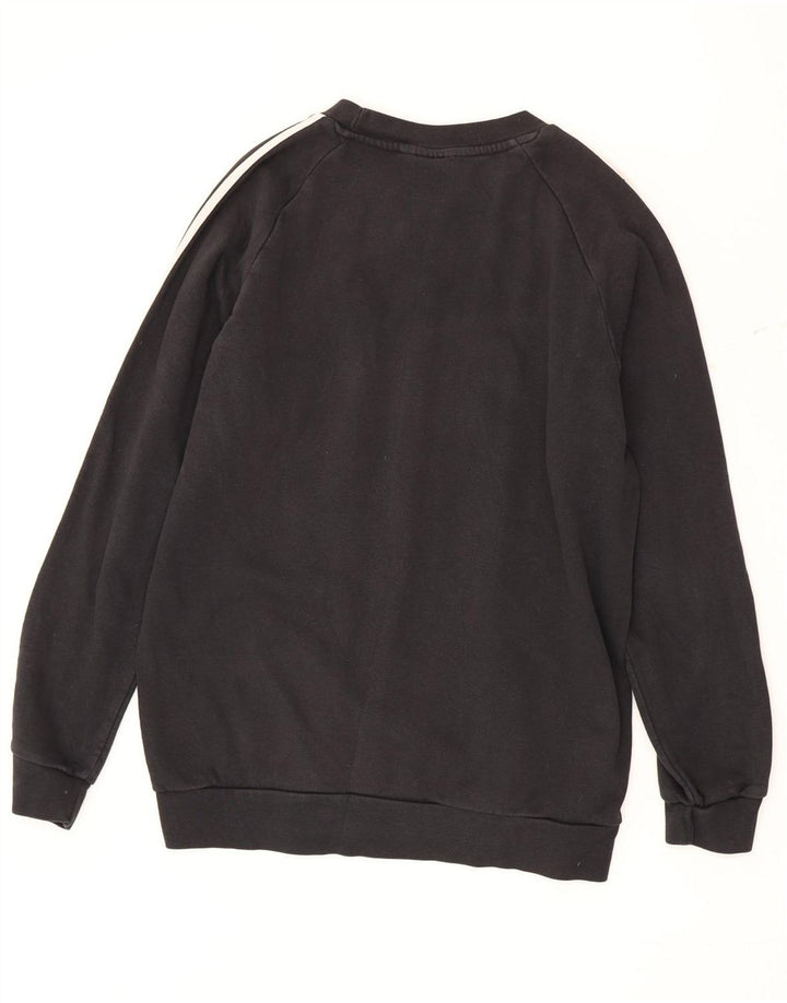 Adidas Mens Sweatshirt Jumper Medium Black Cotton