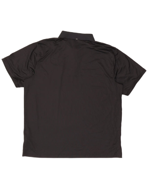 Under Armour Mens Polo Shirt 3XL Black Polyester