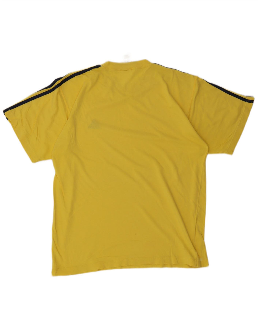Adidas Mens T-Shirt Top Medium Yellow