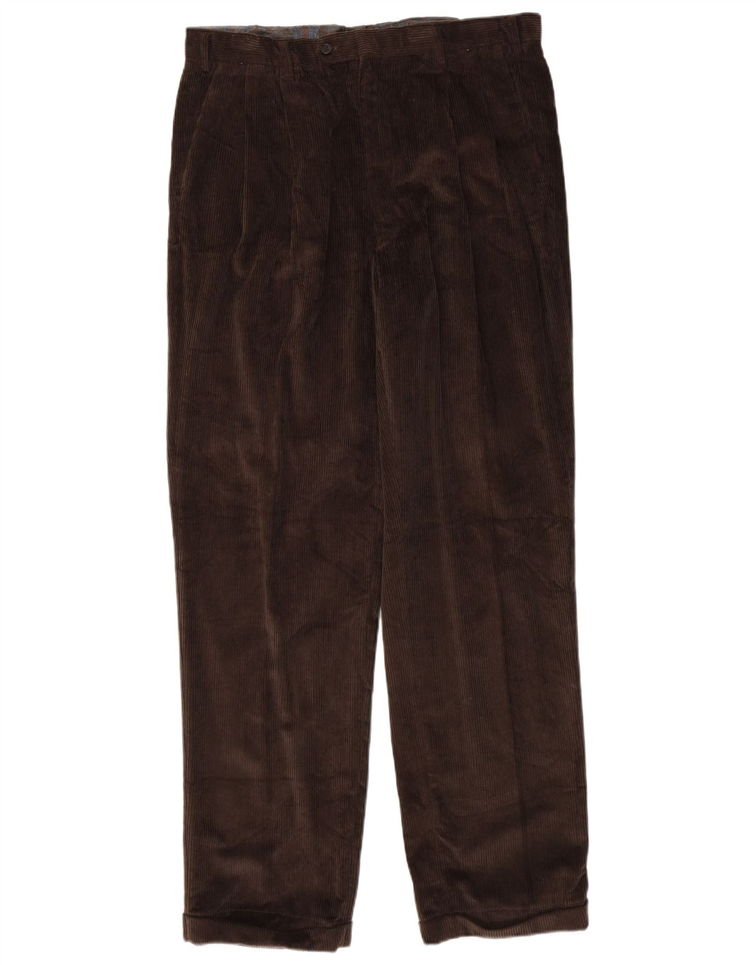 RALPH LAUREN Mens Pegged Corduroy Trousers W36 L34 Brown Cotton