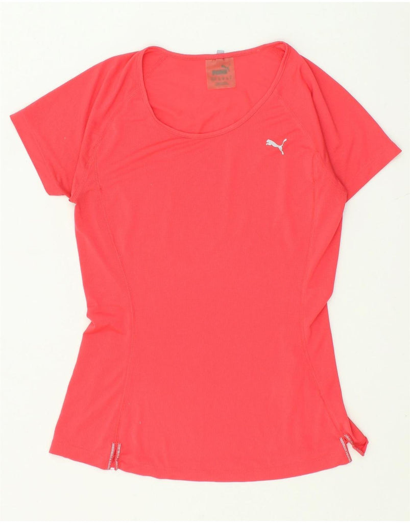 PUMA Womens T-Shirt Top UK 6 XS Pink Vintage Puma and Second-Hand Puma from Messina Hembry 