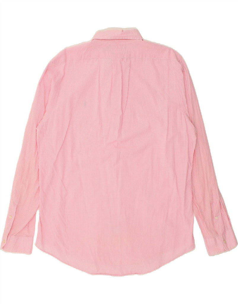 RALPH LAUREN Mens Custom Fit Shirt Large Pink Gingham | Vintage Ralph Lauren | Thrift | Second-Hand Ralph Lauren | Used Clothing | Messina Hembry 