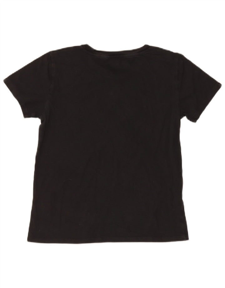 Levi's Womens Graphic T-Shirt Top UK 10 Small Black