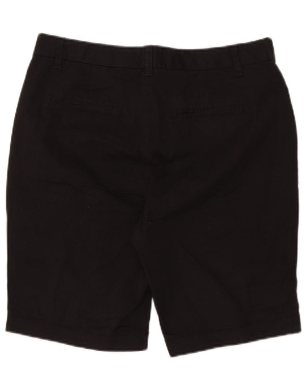 Gap Womens Chino Shorts UK 8 Small W32 Black Cotton