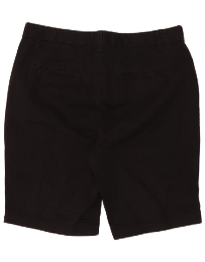 Gap Womens Chino Shorts UK 8 Small W32 Black Cotton