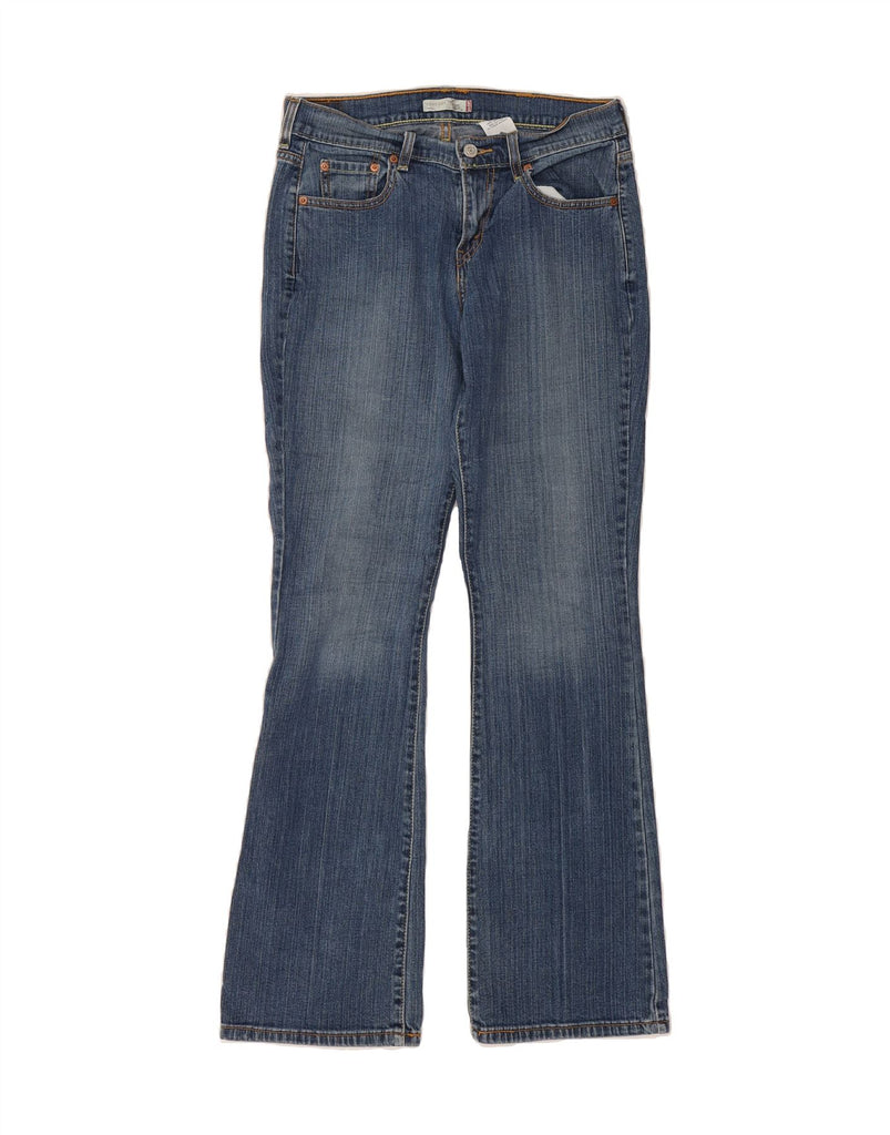 LEVI'S Womens 515 Bootcut Jeans US 6 Medium W30 L31 Navy Blue Cotton Vintage Levi's and Second-Hand Levi's from Messina Hembry 