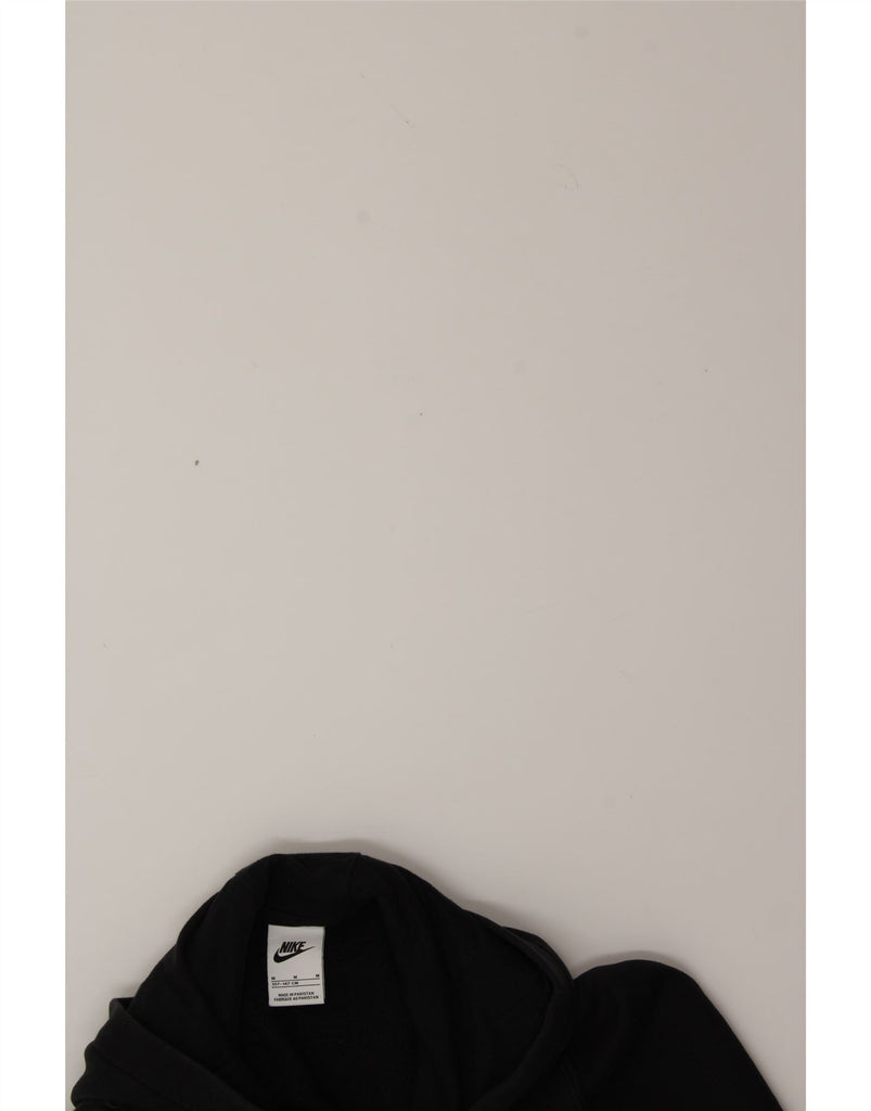 NIKE Boys Graphic Hoodie Jumper 10-11 Years Medium Black Cotton Vintage Nike and Second-Hand Nike from Messina Hembry 