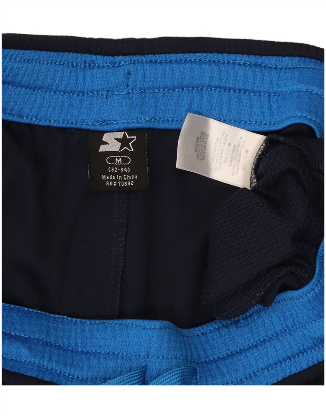 STARTER Mens Tracksuit Trousers Medium Navy Blue Polyester