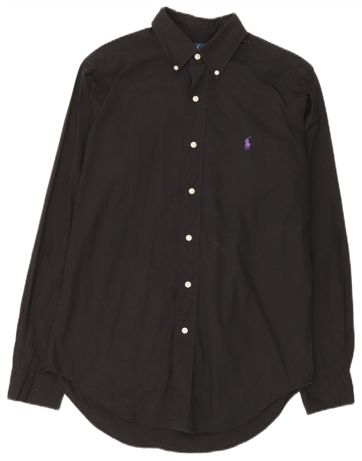 Ralph Lauren Mens Classic Fit Shirt Small Black Cotton