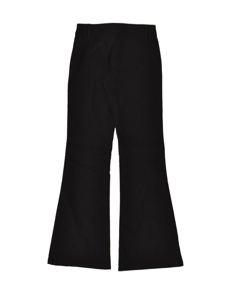 ZARA Womens Flare Casual Trousers W28 L31 Black Rayon | Vintage Zara | Thrift | Second-Hand Zara | Used Clothing | Messina Hembry 