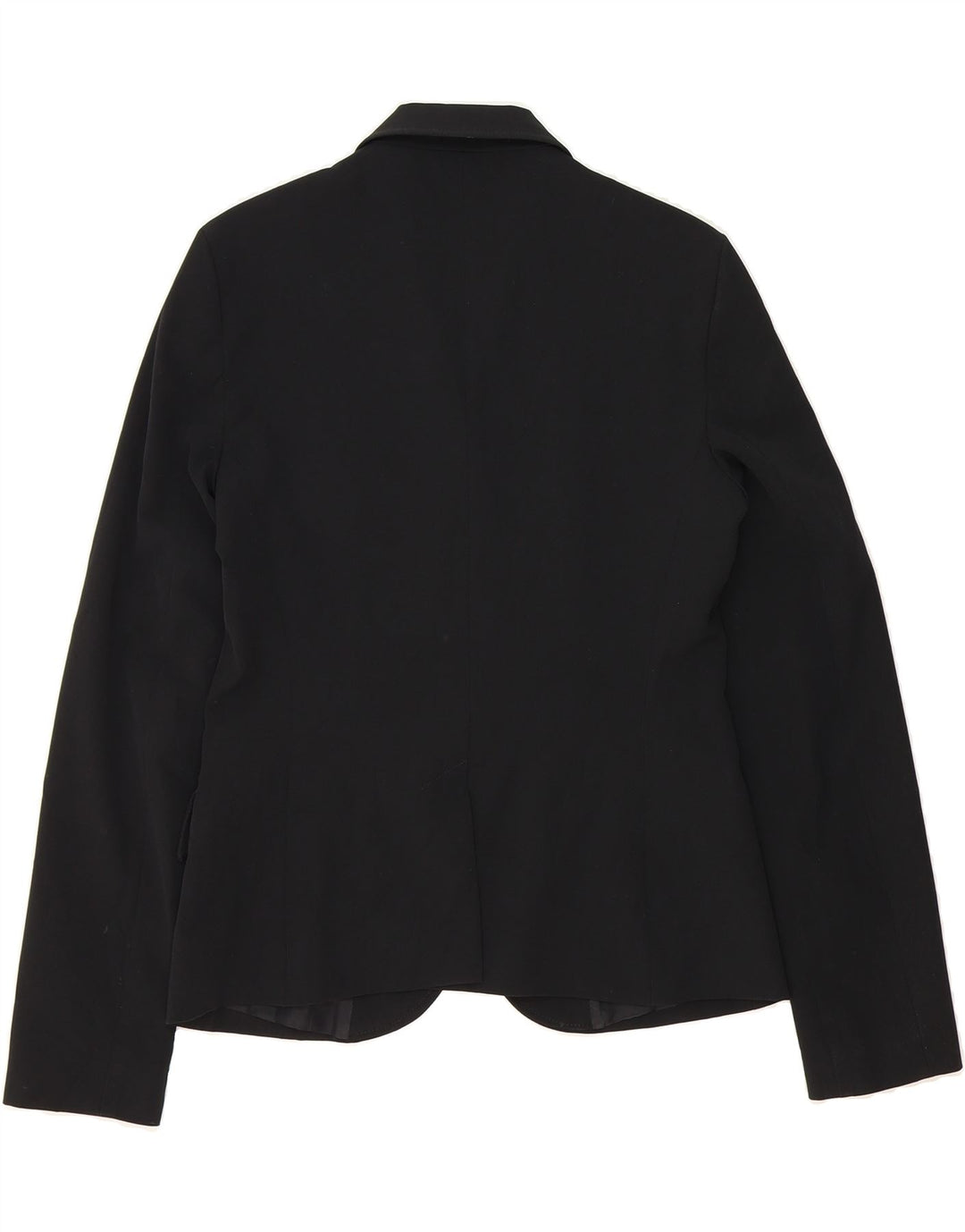 BENETTON Womens 3 Button Blazer Jacket IT 44 Medium Black Polyester Vintage Benetton and Second-Hand Benetton from Messina Hembry 