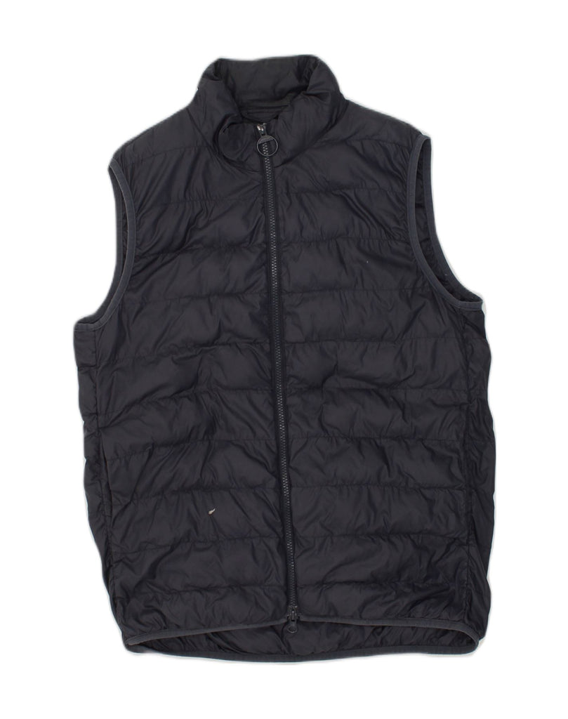 BARBOUR Mens Padded Gilet UK 36 Small Navy Blue Polyamide | Vintage Barbour | Thrift | Second-Hand Barbour | Used Clothing | Messina Hembry 