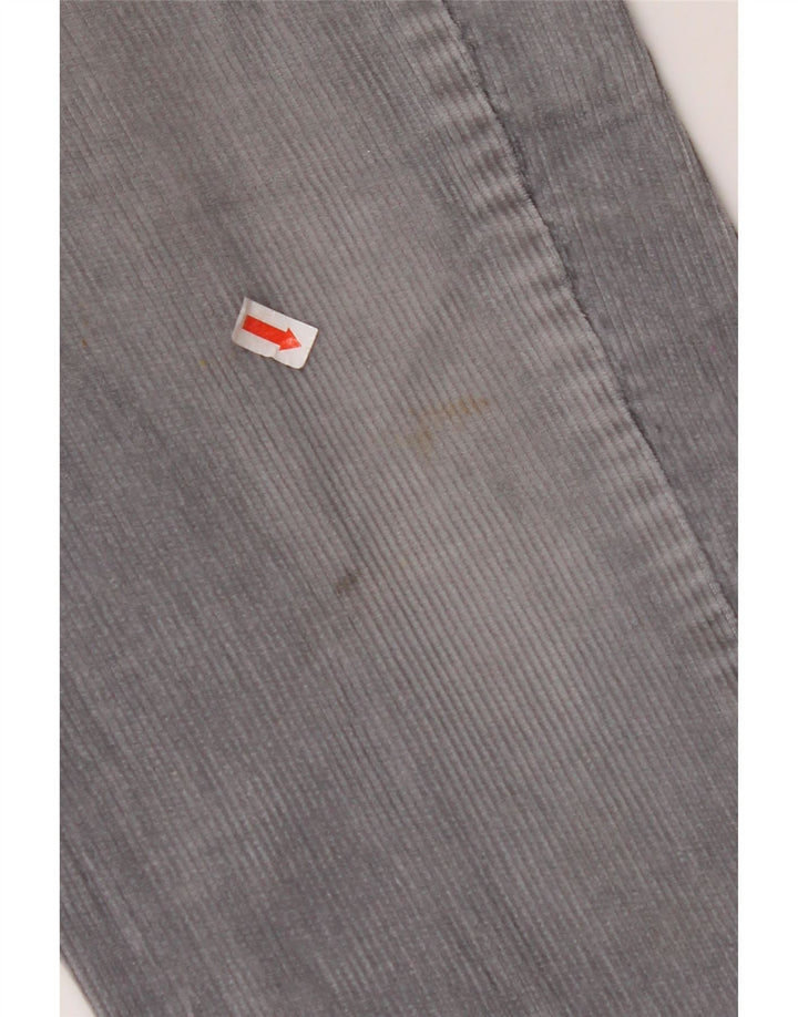 RIFLE Mens Straight Corduroy Trousers W28 L28 Blue Cotton