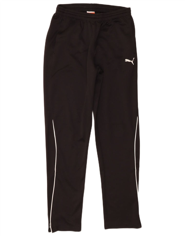 Puma Boys Tracksuit Trousers 15-16 Years Black Polyester