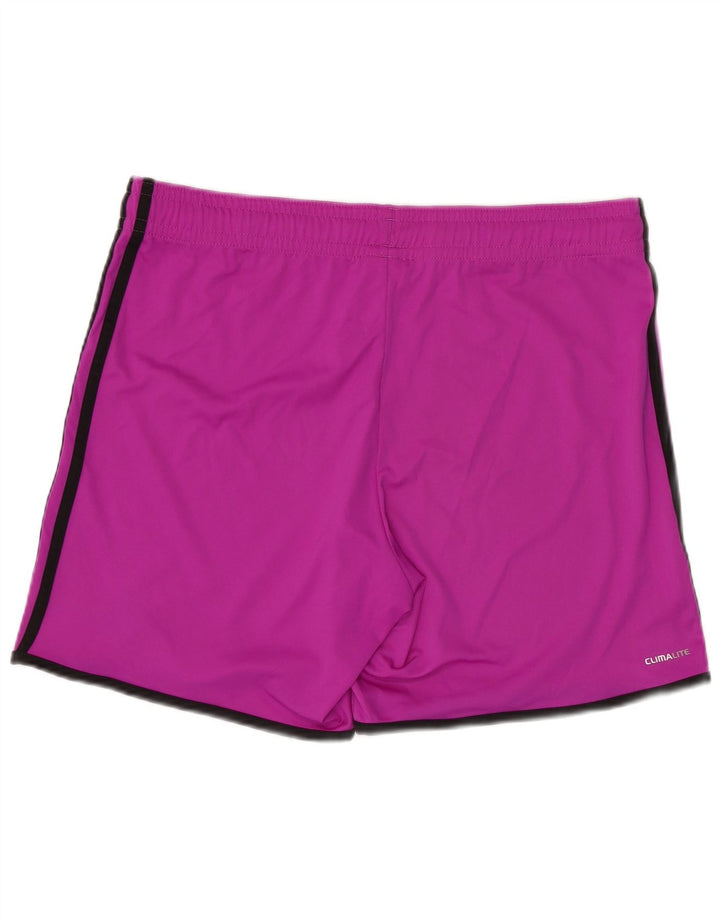 Adidas Mens Climalite Sport Shorts Small  Purple Polyester