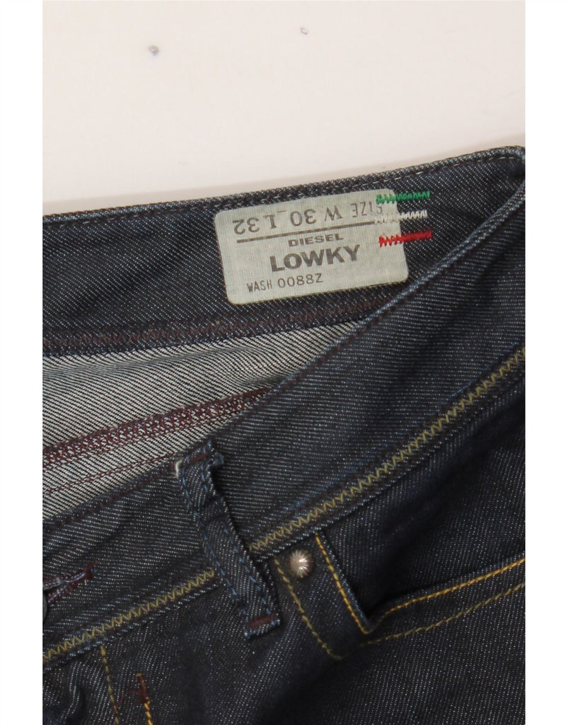 DIESEL Womens Lowky Slim Jeans W30 L32 Navy Blue Cotton Vintage Diesel and Second-Hand Diesel from Messina Hembry 