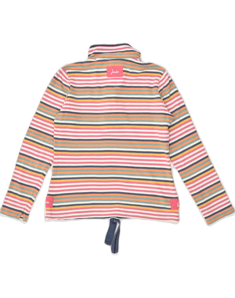 JOULES Womens Button Neck Sweatshirt Jumper UK 10 Small Multicoloured | Vintage Joules | Thrift | Second-Hand Joules | Used Clothing | Messina Hembry 