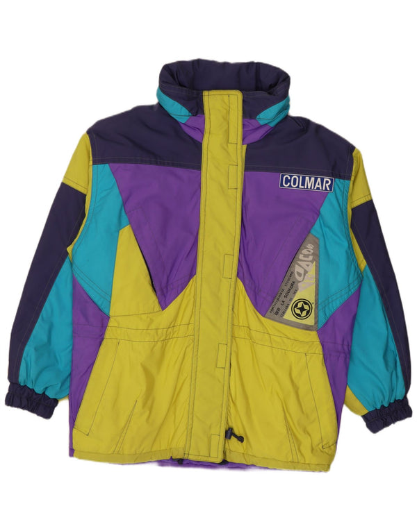 COLMAR Womens Oversized Graphic Ski Jacket IT 46 Large Multicoloured