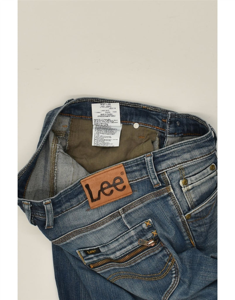 LEE Womens Lynn Slim Jeans W27 L27 Blue Cotton | Vintage Lee | Thrift | Second-Hand Lee | Used Clothing | Messina Hembry 