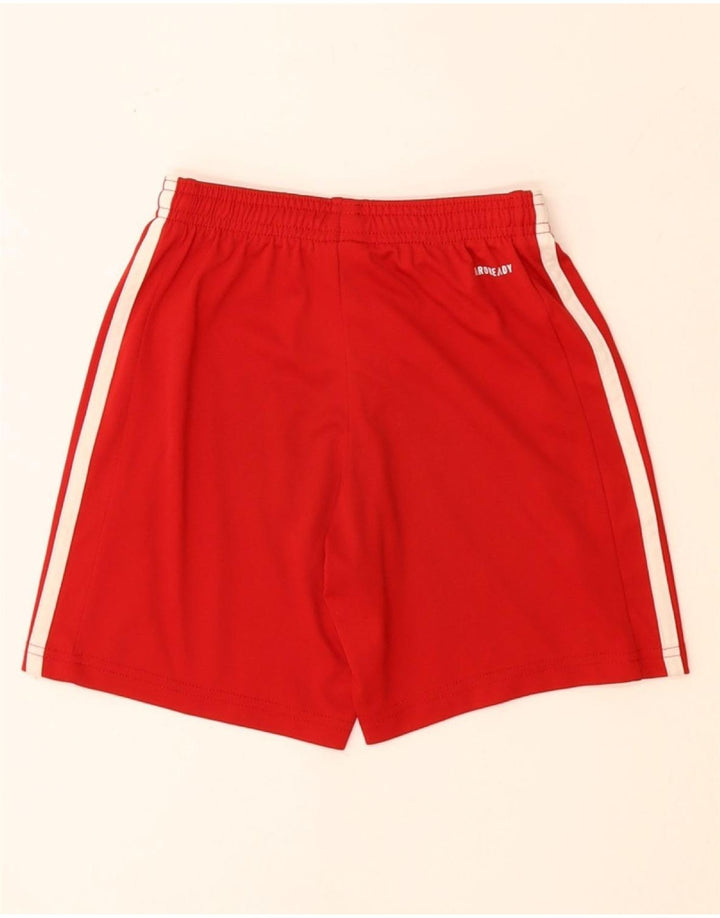 ADIDAS Boys Aeroready Sport Shorts 9-10 Years  Red Polyester