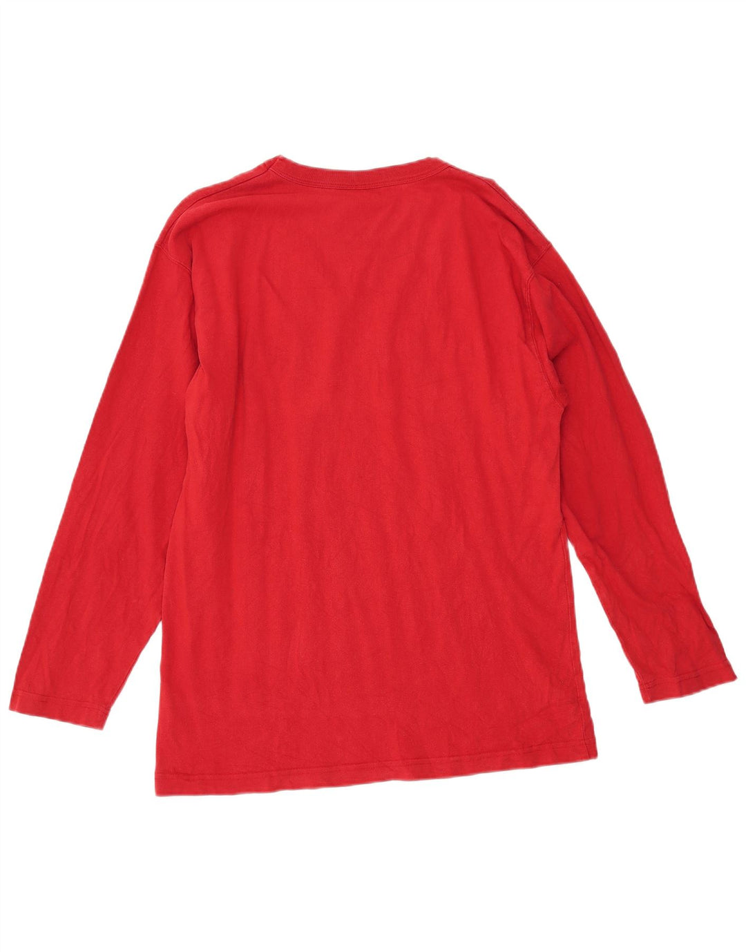 Champion Mens Graphic Top Long Sleeve Large Red