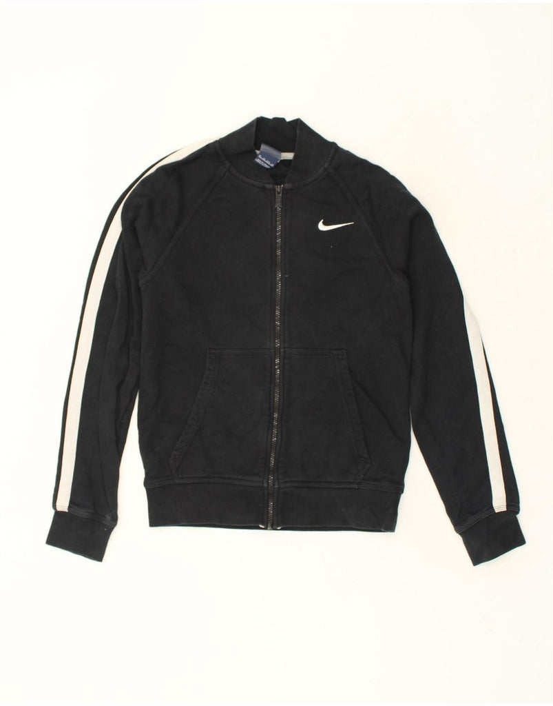 NIKE Mens Tracksuit Top Jacket XS Black Cotton | Vintage Nike | Thrift | Second-Hand Nike | Used Clothing | Messina Hembry 