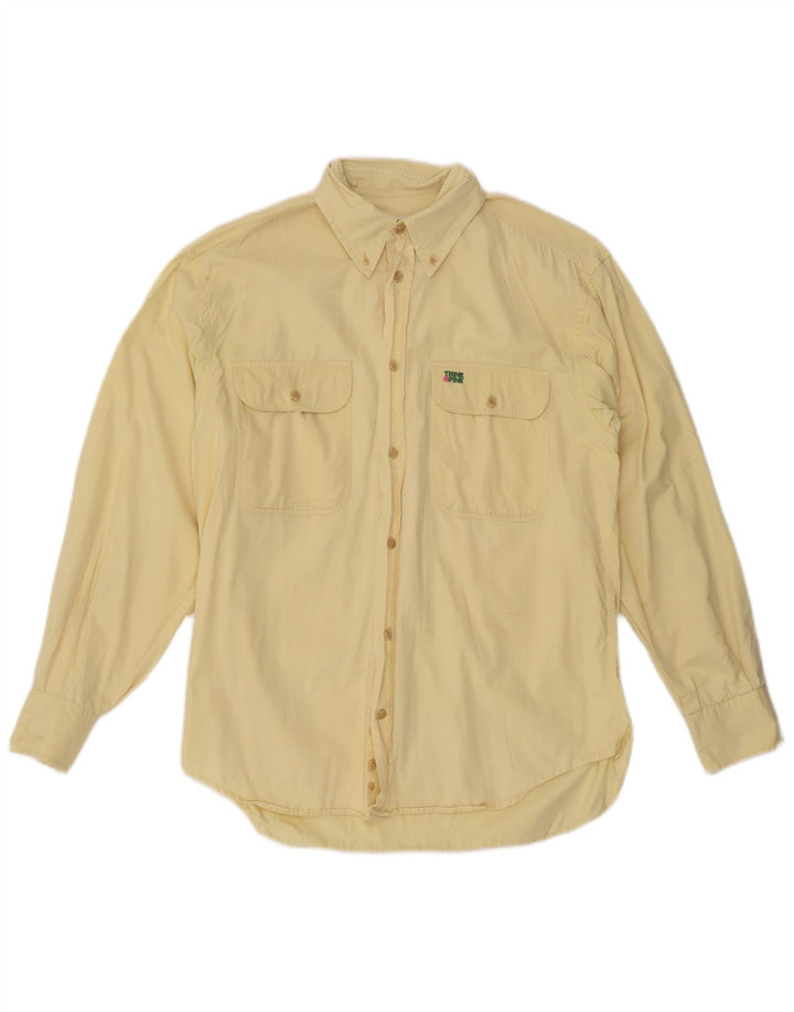 Think Pink Mens Shirt Large Yellow