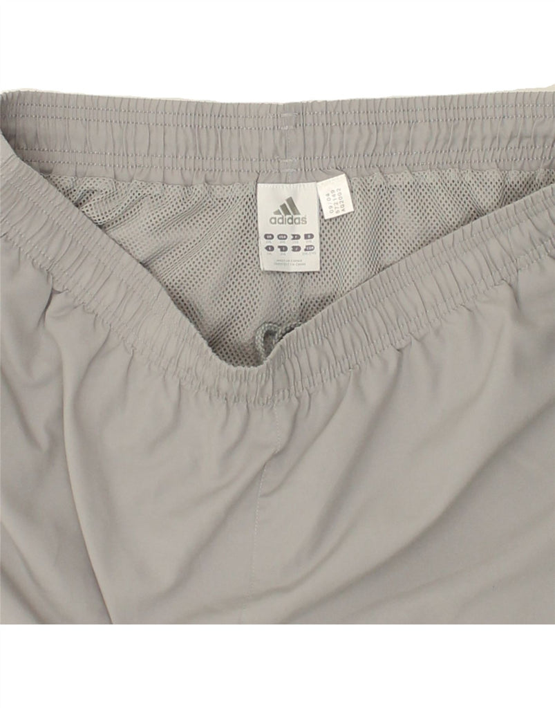ADIDAS Mens Sport Shorts 2XL Grey Polyester | Vintage Adidas | Thrift | Second-Hand Adidas | Used Clothing | Messina Hembry 