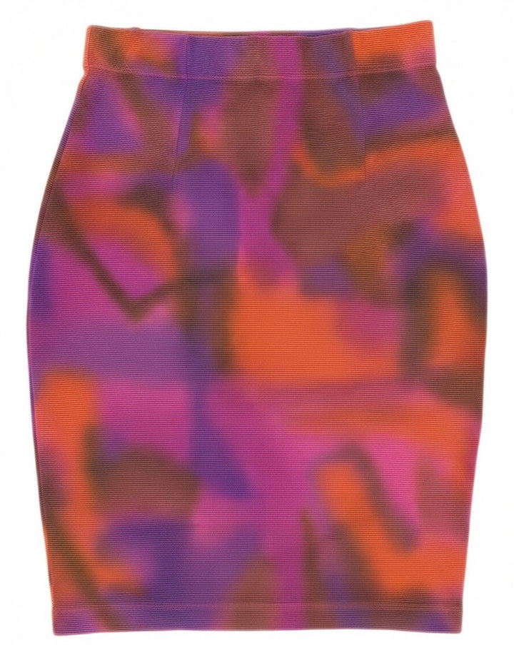 Atos Lombardini Womens Pencil Skirt Small W26 Multicoloured Tie Dye