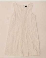 GAP Girls Sleeveless A-Line Dress 10-11 Years White